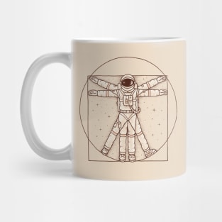 Vitruvian Spaceman Mug